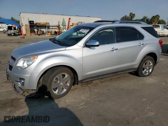 2015 Chevrolet Equinox LTZ with VIN 2GNALDEK6F1146288, listed as a Copart auction lot 70406785 with 146,069 mi miles and Salvage title. Bid and sale history available at DreamBid. Image 1.