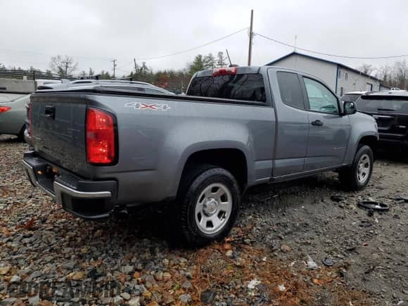 2021 Chevrolet Colorado 4WD Work Truck с VIN 1GCHTBEA6M1289702, выставлен на аукционе Copart как лот 81827424 с пробегом 17 941 миль миль и Списание • Salvage title. История ставок и продаж доступна на DreamBid. Изображение 3.