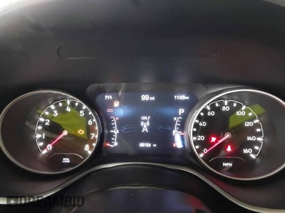 2020 Jeep Compass Limited with VIN 3C4NJDCB0LT154061, listed as a IAAI auction lot 43229414 with 88,154 mi miles and . Bid and sale history available at DreamBid. Image 7.