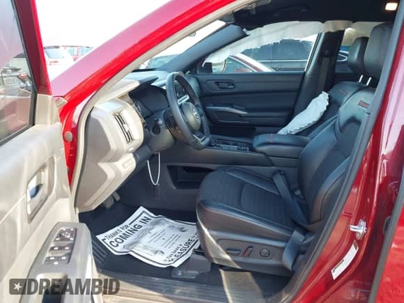 2023 Nissan Pathfinder Rock Creek with VIN 5N1DR3BD2PC201346, listed as a IAAI auction lot 41497308 with 49,827 mi miles and . Bid and sale history available at DreamBid. Image 5.