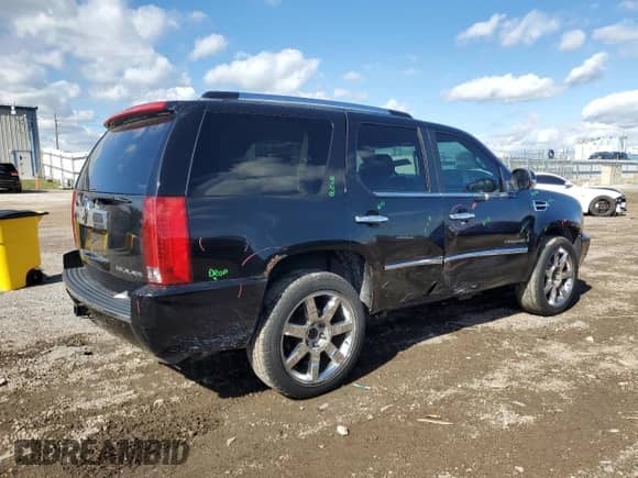2009 Cadillac Escalade with VIN 1GYFK23229R262621, listed as a Copart auction lot 85377285 with 236,065 mi miles and Salvage title. Bid and sale history available at DreamBid. Image 3.