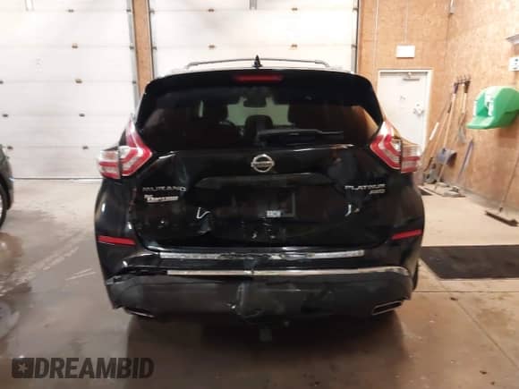 2016 Nissan Murano Platinum with VIN 5N1AZ2MH5GN159370, listed as a IAAI auction lot 41304633 with 89,580 mi miles and . Bid and sale history available at DreamBid. Image 16.