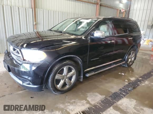 2013 Dodge Durango Citadel с VIN 1C4RDJEG8DC500760, выставлен на аукционе Copart как лот 63512395 с пробегом 107 513 миль миль и Списание • Salvage title. История ставок и продаж доступна на DreamBid. Изображение 1.