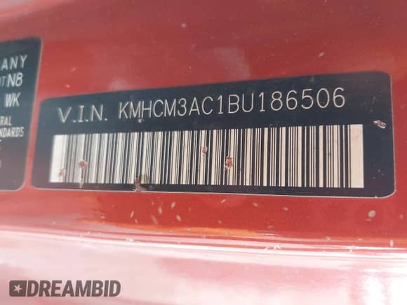 2011 Hyundai Accent GS с VIN KMHCM3AC1BU186506, выставлен на аукционе IAAI как лот 42368544 с пробегом 179 836 миль миль и . История ставок и продаж доступна на DreamBid. Изображение 9.
