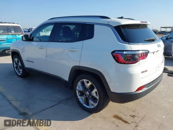 2021 Jeep Compass Limited with VIN 3C4NJCCB1MT514255, listed as a IAAI auction lot 43130803 with 95,253 mi miles and . Bid and sale history available at DreamBid. Image 3.