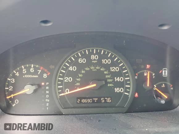 2005 Honda Accord EX-L with VIN 1HGCM66525A019319, listed as a Copart auction lot 69790395 with 218,690 mi miles and Clean title. Bid and sale history available at DreamBid. Image 9.