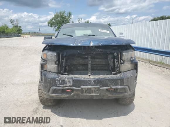 2019 Chevrolet Silverado 1500 Custom Trail Boss with VIN 1GCPYCEF6KZ387786, listed as a Copart auction lot 62061155 with Not provided miles and Salvage title. Bid and sale history available at DreamBid. Image 5.