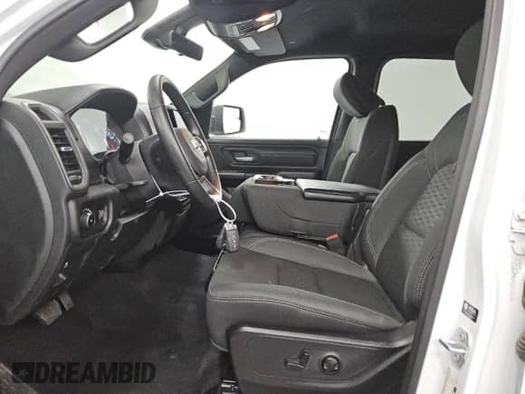 2025 Ram 1500 Tradesman with VIN 1C6RRFGG4SN674216, listed as a Copart auction lot 63827245 with 2,458 mi miles and Clean title. Bid and sale history available at DreamBid. Image 7.