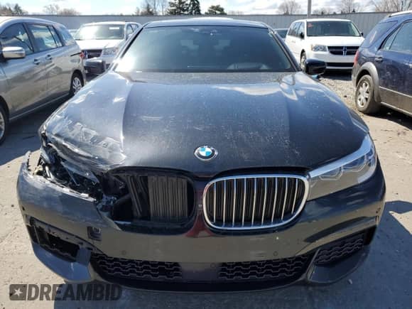 2017 BMW 7 Series 740e xDrive with VIN WBA7J2C33HG497980, listed as a Copart auction lot 50244384 with 115,728 mi miles and . Bid and sale history available at DreamBid. Image 5.