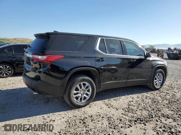 2021 Chevrolet Traverse LS with VIN 1GNEVFKW7MJ151114, listed as a Copart auction lot 54671855 with 65,466 mi miles and Clean title. Bid and sale history available at DreamBid. Image 3.