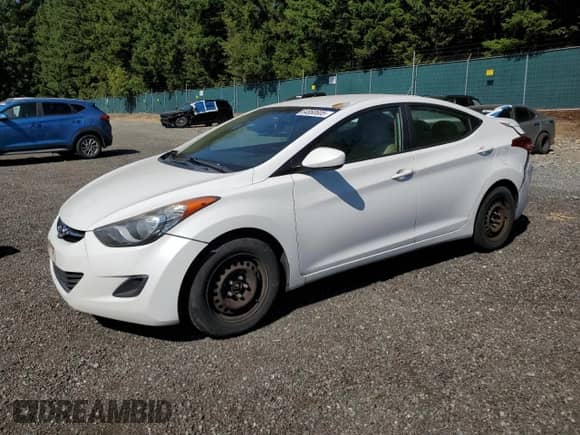 2011 Hyundai Elantra GLS z VIN 5NPDH4AEXBH059994, wystawiony jako Copart lot #64860605 z przebiegiem 188 973 mil mil oraz Szkoda całkowita • Salvage title. Historia ofert i sprzedaży dostępna na DreamBid. Obrazek 1.