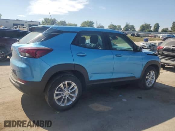 2026 Chevrolet TrailBlazer LS с VIN KL79MMSL9TB008288, выставлен на аукционе Copart как лот 70771345 с пробегом 3 442 миль миль и Списание • Salvage title. История ставок и продаж доступна на DreamBid. Изображение 3.