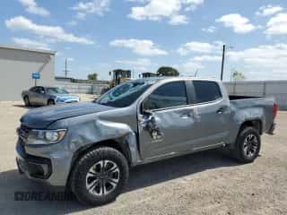 2022 Chevrolet Colorado 4WD Z71 z VIN 1GCGTDENXN1302494, wystawiony jako Copart lot #71361025 z przebiegiem 47 883 mil mil oraz Szkoda całkowita • Salvage title. Historia ofert i sprzedaży dostępna na DreamBid. Obrazek 1.