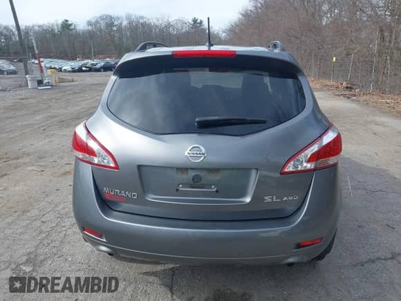 2013 Nissan Murano SV with VIN JN8AZ1MWXDW318858, listed as a IAAI auction lot 41794882 with 115,680 mi miles and . Bid and sale history available at DreamBid. Image 16.
