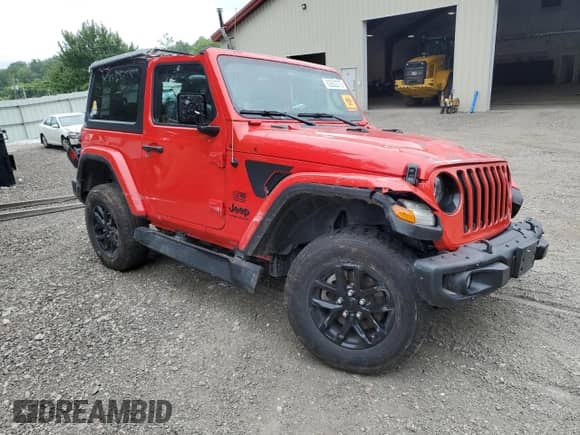 2023 Jeep Wrangler Sport with VIN 1C4HJXAG8PW582425, listed as a Copart auction lot 63502375 with 30,551 mi miles and Salvage title. Bid and sale history available at DreamBid. Image 4.