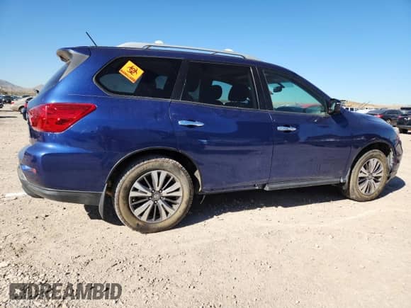 2017 Nissan Pathfinder SL with VIN 5N1DR2MM1HC659503, listed as a Copart auction lot 85952055 with Not provided miles and Clean title. Bid and sale history available at DreamBid. Image 3.