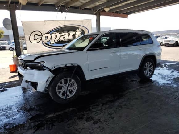 2023 Jeep Grand Cherokee Limited with VIN 1C4RJKBG4P8806655, listed as a Copart auction lot 81101035 with 52,834 mi miles and Salvage title. Bid and sale history available at DreamBid. Image 1.