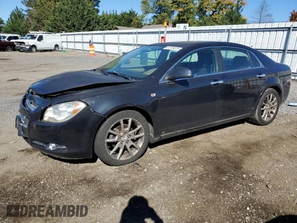 2008 Chevrolet Malibu LTZ with VIN 1G1ZK577284230783, listed as a Copart auction lot 87273475 with 98,304 mi miles and Salvage title. Bid and sale history available at DreamBid. Image 1.