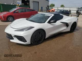 2023 Chevrolet Corvette 2LT with VIN 1G1YB2D48P5127753, listed as a Copart auction lot 56987035 with 5,998 mi miles and Salvage title. Bid and sale history available at DreamBid. Image 1.