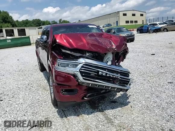 2020 Ram 1500 Longhorn with VIN 1C6SRFKM9LN221015, listed as a Copart auction lot 65352644 with 60,437 mi miles and Salvage title. Bid and sale history available at DreamBid. Image 11.