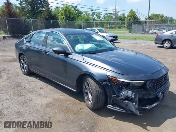 2024 Honda Accord EX с VIN 1HGCY1F32RA058875, выставлен на аукционе IAAI как лот 42853154 с пробегом 15 201 миль миль и . История ставок и продаж доступна на DreamBid. Изображение 1.