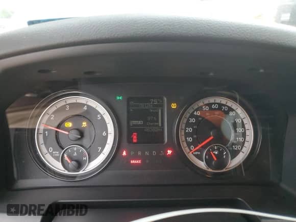 2023 Ram 1500 Tradesman z VIN 1C6RR7FT5PS537475, wystawiony jako Copart lot #55793415 z przebiegiem 46 382 mil mil oraz Szkoda całkowita • Salvage title. Historia ofert i sprzedaży dostępna na DreamBid. Obrazek 9.