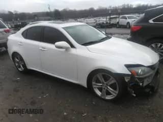 2013 Lexus IS 350 with VIN JTHBE5C28D5031492, listed as a IAAI auction lot 41762318 with 162,321 mi miles and . Bid and sale history available at DreamBid. Image 1.
