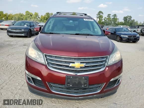 2015 Chevrolet Traverse LT z VIN 1GNKRGKDXFJ117215, wystawiony jako Copart lot #81450115 z przebiegiem 174 708 mil mil oraz Czysty tytuł • Clean title. Historia ofert i sprzedaży dostępna na DreamBid. Obrazek 5.