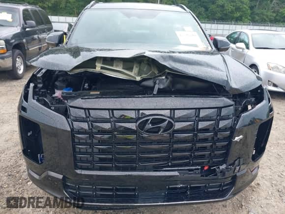 2025 Hyundai Palisade Calligraphy z VIN KM8R7DGE2SU808630, wystawiony jako IAAI lot #42340230 z przebiegiem 5 093 mil mil oraz . Historia ofert i sprzedaży dostępna na DreamBid. Obrazek 6.