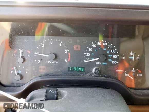 2000 Jeep Wrangler SE with VIN 1J4FA29P4YP798115, listed as a Copart auction lot 80751605 with 119,345 mi miles and Salvage title. Bid and sale history available at DreamBid. Image 9.