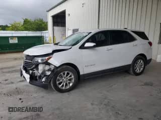 2019 Chevrolet Equinox LT with VIN 3GNAXKEV5KS574533, listed as a Copart auction lot 68922195 with 91,434 mi miles and Salvage title. Bid and sale history available at DreamBid. Image 1.