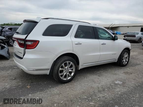 2017 Dodge Durango Citadel with VIN 1C4RDJEG5HC691320, listed as a Copart auction lot 55360505 with 150,533 mi miles and Salvage title. Bid and sale history available at DreamBid. Image 3.
