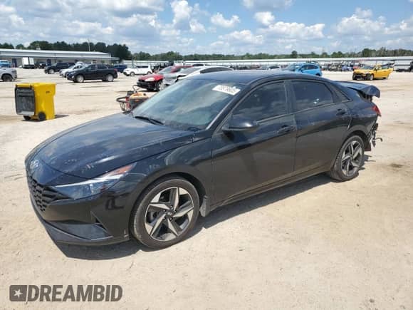 2023 Hyundai Elantra SEL with VIN KMHLS4AG6PU382625, listed as a Copart auction lot 70879605 with 95,560 mi miles and Salvage title. Bid and sale history available at DreamBid. Image 1.