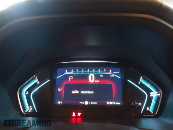 2019 Honda Odyssey EX with VIN 5FNRL6H5XKB011593, listed as a IAAI auction lot 43263647 with 71,671 mi miles and . Bid and sale history available at DreamBid. Image 7.