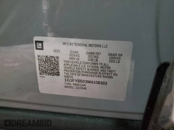 2021 Chevrolet Bolt EV LT z VIN 1G1FY6S03M4108302, wystawiony jako Copart lot #77798663 z przebiegiem 26 561 mil mil oraz . Historia ofert i sprzedaży dostępna na DreamBid. Obrazek 13.