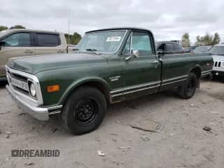 1970 Chevrolet Silverado 1500 z VIN CE2401116402, wystawiony jako Copart lot #73017844 z przebiegiem 70 120 mil mil oraz Czysty tytuł • Clean title. Historia ofert i sprzedaży dostępna na DreamBid. Obrazek 1.
