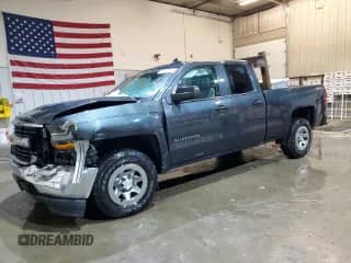 2017 Chevrolet Silverado 1500 Work Truck with VIN 1GCVKNEH8HZ194991, listed as a Copart auction lot 46935815 with 98,258 mi miles and Salvage title. Bid and sale history available at DreamBid. Image 1.