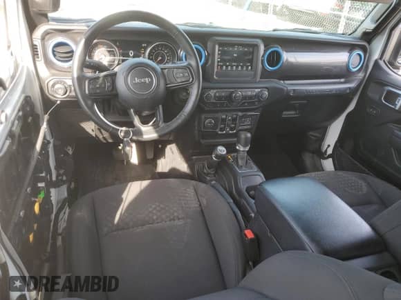 2022 Jeep Wrangler Unlimited Sport с VIN 1C4HJXDN3NW242297, выставлен на аукционе Copart как лот 47388715 с пробегом 17 098 миль миль и Списание • Salvage title. История ставок и продаж доступна на DreamBid. Изображение 8.