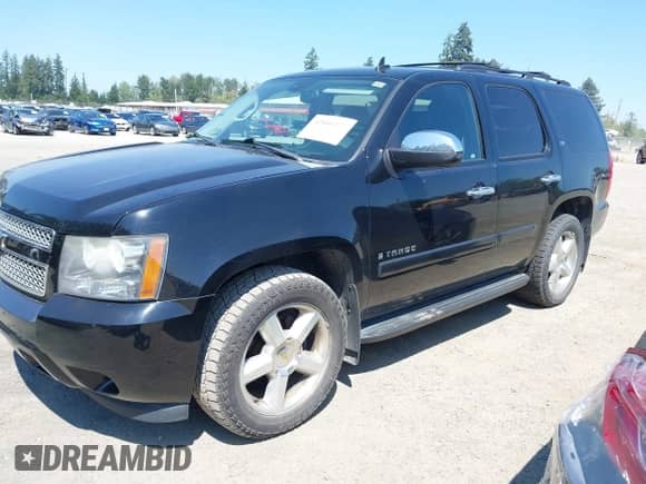 2008 Chevrolet Tahoe 3LT with VIN 1GNFC13048J208124, listed as a IAAI auction lot 42800377 with 141,573 mi miles and . Bid and sale history available at DreamBid. Image 2.