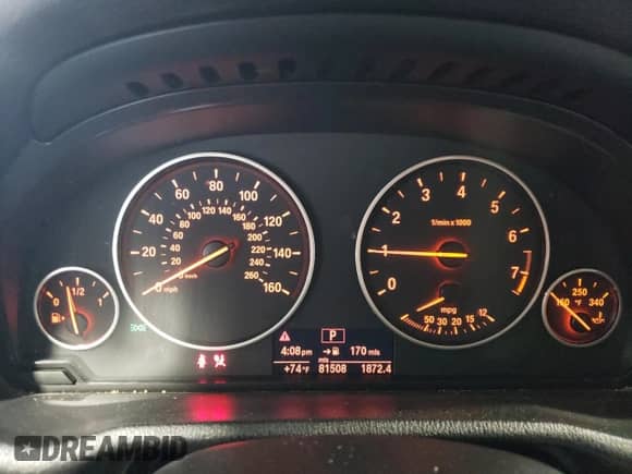 2013 BMW X3 xDrive28i with VIN 5UXWX9C51D0D02468, listed as a Copart auction lot 85650095 with 81,508 mi miles and Salvage title. Bid and sale history available at DreamBid. Image 9.