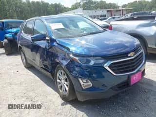 2019 Chevrolet Equinox LT z VIN 2GNAXJEV5K6171970, wystawiony jako IAAI lot #43252259 z przebiegiem 159 553 mil mil oraz . Historia ofert i sprzedaży dostępna na DreamBid. Obrazek 1.