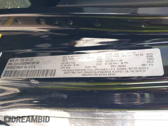 2022 Jeep Wrangler Unlimited Sport S z VIN 1C4HJXDG5NW180130, wystawiony jako IAAI lot #41772922 z przebiegiem 47 625 mil mil oraz . Historia ofert i sprzedaży dostępna na DreamBid. Obrazek 9.