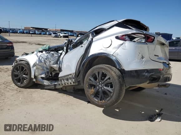 2021 Chevrolet Blazer RS с VIN 3GNKBERS8MS568085, выставлен на аукционе Copart как лот 48427125 с пробегом Не указан миль и На запчасти • Non repairable. История ставок и продаж доступна на DreamBid. Изображение 2.