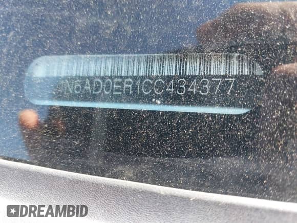 2012 Nissan Frontier SV с VIN 1N6AD0ER1CC434377, выставлен на аукционе IAAI как лот 41439219 с пробегом 141 695 миль миль и . История ставок и продаж доступна на DreamBid. Изображение 9.