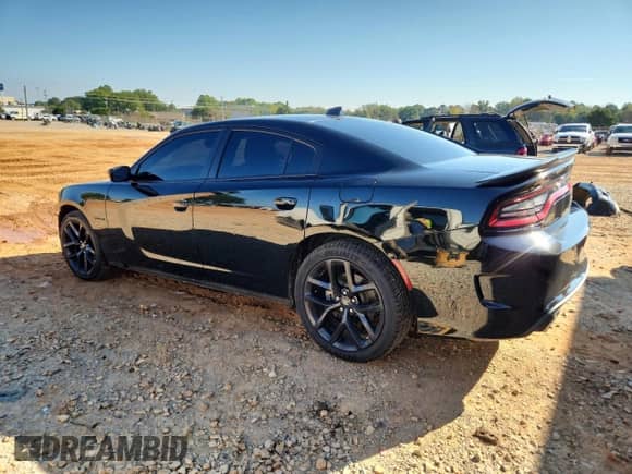 2022 Dodge Charger R/T with VIN 2C3CDXCT1NH244456, listed as a Copart auction lot 83927945 with 55,922 mi miles and Salvage title. Bid and sale history available at DreamBid. Image 2.