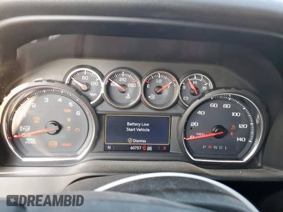 2020 Chevrolet Silverado 1500 LT с VIN 3GCUYDET4LG271969, выставлен на аукционе Copart как лот 71171755 с пробегом 60 757 миль миль и Списание • Salvage title. История ставок и продаж доступна на DreamBid. Изображение 9.