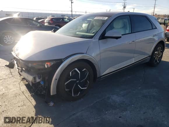 2023 Hyundai Ioniq 5 Limited с VIN KM8KR4AE7PU232271, выставлен на аукционе Copart как лот 84482964 с пробегом 16 171 миль миль и Списание • Salvage title. История ставок и продаж доступна на DreamBid. Изображение 1.