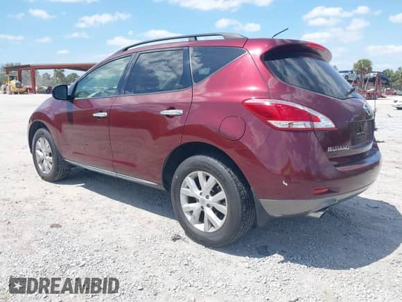 2012 Nissan Murano LE with VIN JN8AZ1MW5CW210727, listed as a IAAI auction lot 41868949 with 152,672 mi miles and . Bid and sale history available at DreamBid. Image 3.