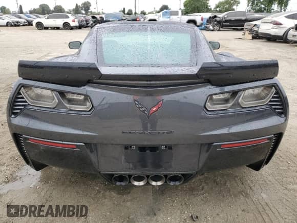 2017 Chevrolet Corvette Z06 2LZ with VIN 1G1YS2D60H5601567, listed as a Copart auction lot 57335214 with 49,393 mi miles and Clean title. Bid and sale history available at DreamBid. Image 6.