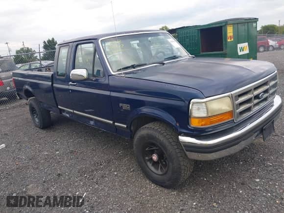 1994 Ford F-150 with VIN 1FTEX14H3RKA60850, listed as a IAAI auction lot 42787942 with 143,624 mi miles and . Bid and sale history available at DreamBid. Image 1.